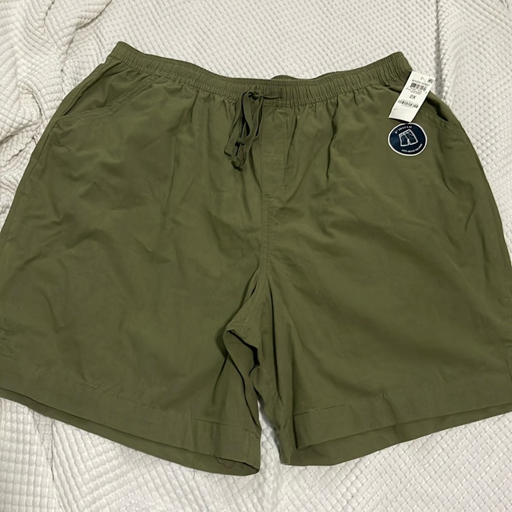 NWT- Karen Scott- 2X cotton shorts- fits more like a loose, comfy 3X.